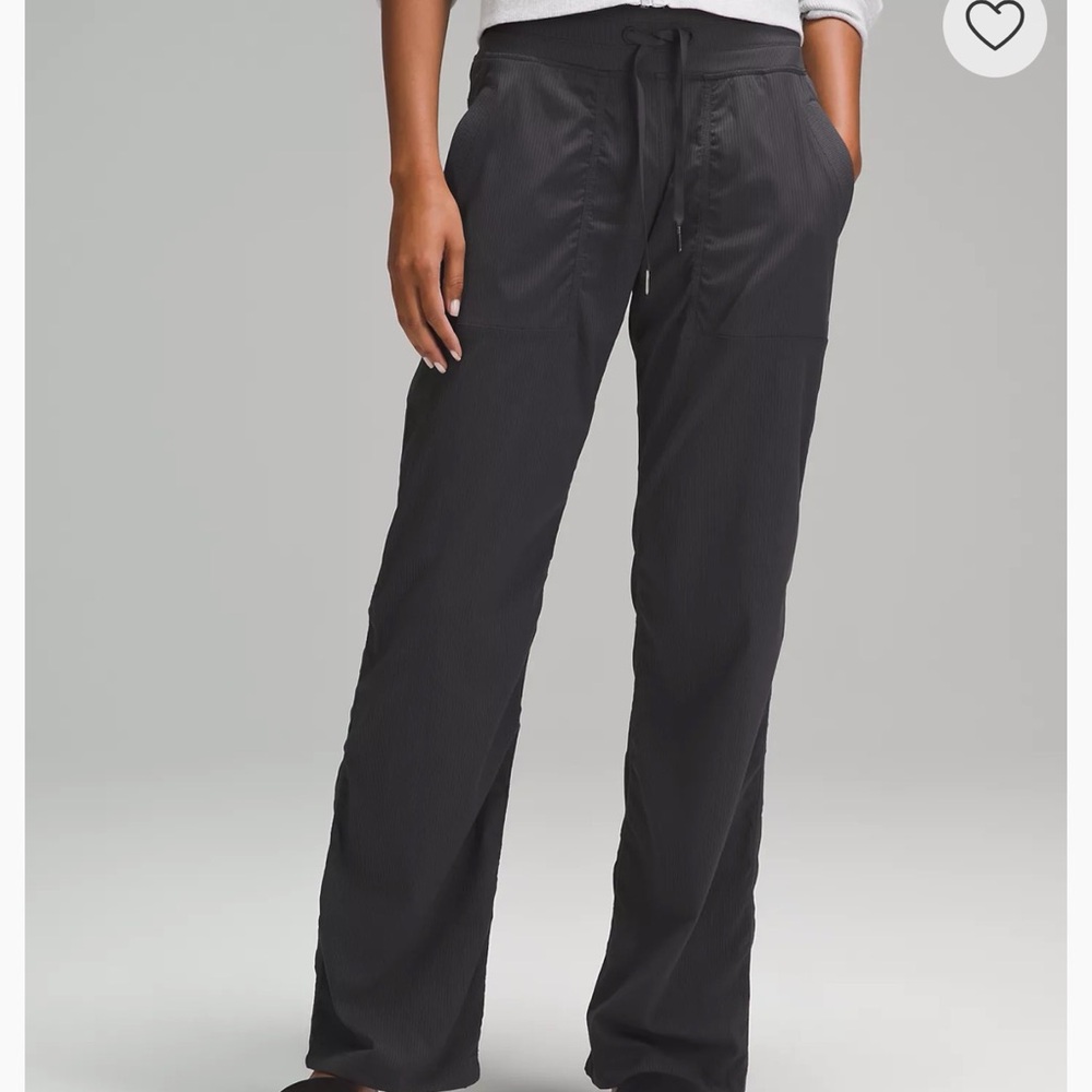 Lulu lemon grey dance studio pants size 4